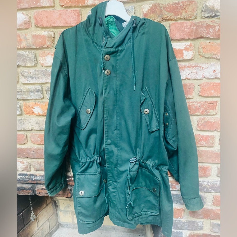 Hooded trench coat